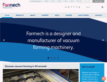 Tablet Screenshot of formech.com